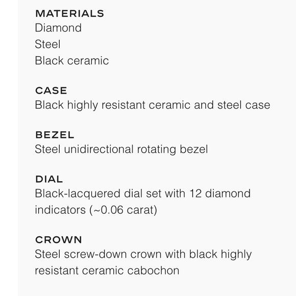 Chanel Diamond steel black watch 6” wrist J12 & Magazine  by Chanel - Picture 4 of 14